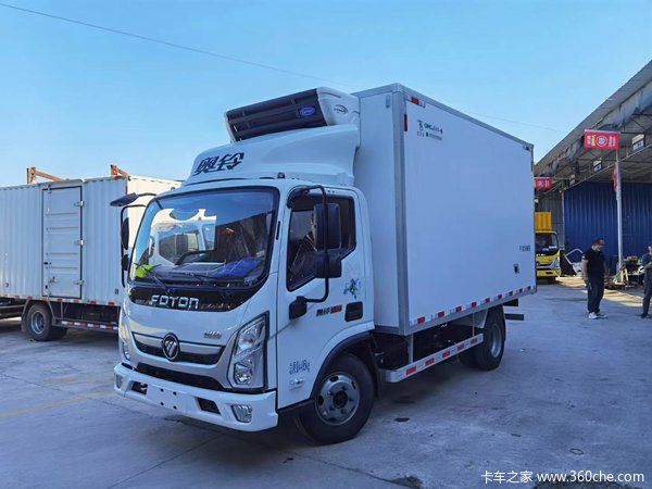 奥铃速运冷藏车 ?福田康明斯2.8 发动机采埃孚5档优惠促销中