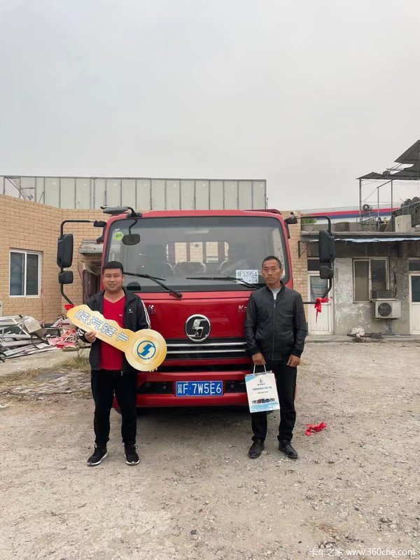 恭喜刘先生 喜提德龙K3000载货车