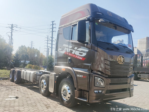 本店新到解放JH6 500马力自动挡载货车