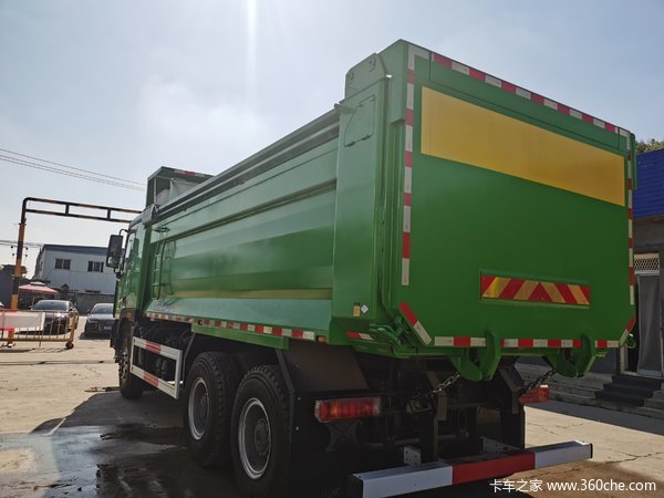 欧曼国六自卸车,5.6米大厢,底7边5
