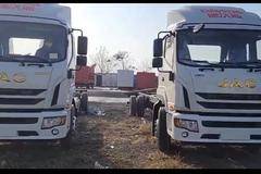 新到一批9.8米大单桥，快递专用好车，都是批量交付的