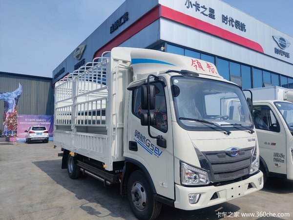 福田 时代领航 4.5T 4.14米纯电动厢式载货车(BJ5045XXYEV10)81.14kWh