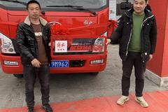 恭喜韩总，高总喜提一汽解放，祝两位老板生意红红火火