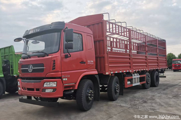 航天万山 WS 270马力 8X2 9.6米仓栅式载货车优惠促销