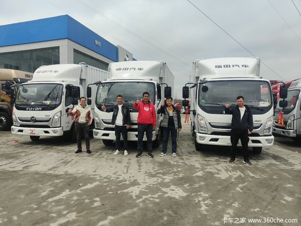 恭喜周老板 喜提3台奥铃速运载货车