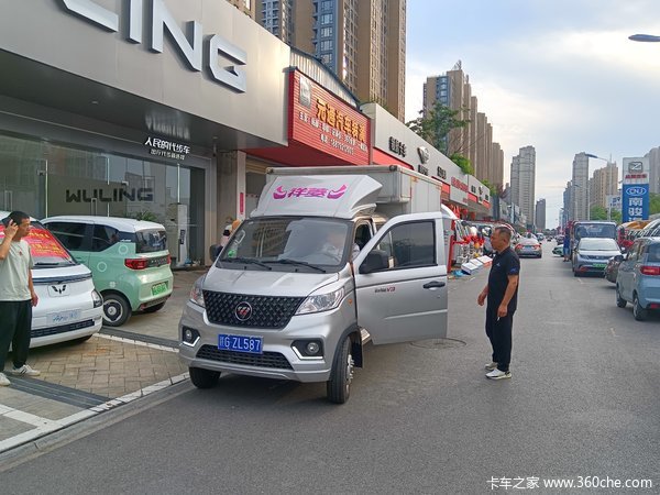 九江明清1台祥菱V1载货车成功交付客户