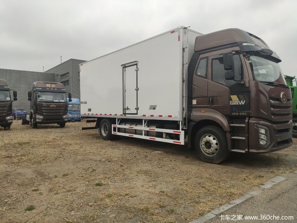 解放J6G 280马力 气囊桥冷藏车 多个颜色现车