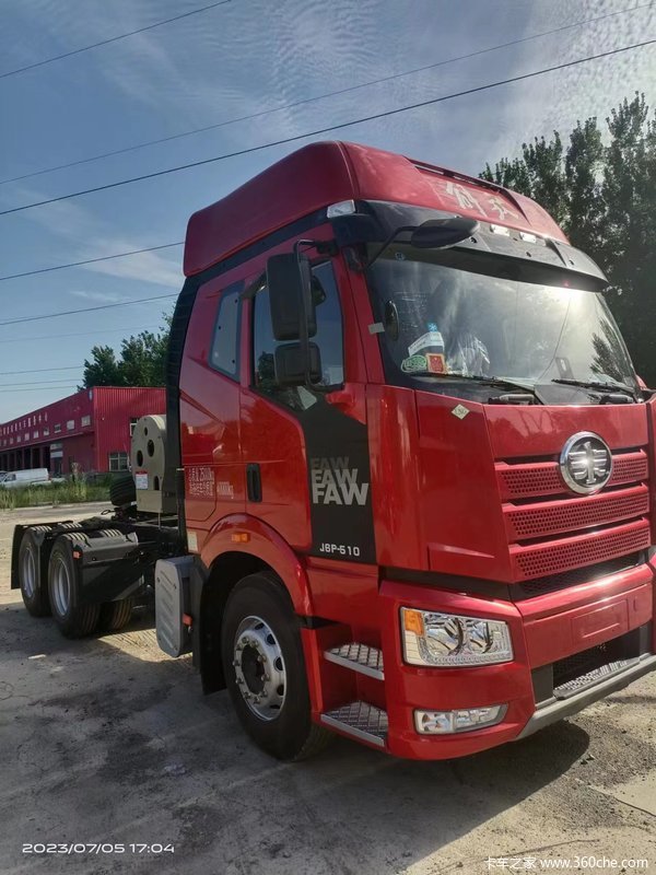 本月火爆车型解放J6P经典版天然气车