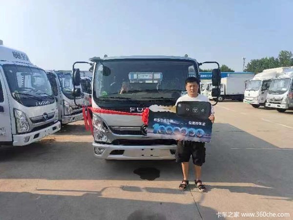马达一响黄金万两，恭喜徐老板 喜提奥铃捷运载货车