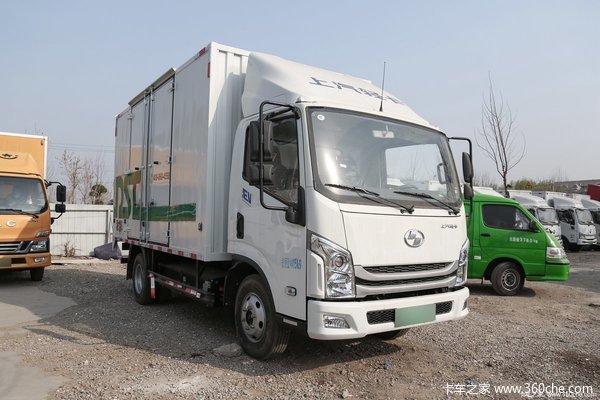上汽跃进 超越EC300 4.5T 4.15米单排纯电动厢式轻卡