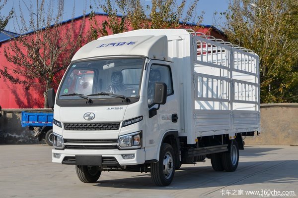 跃进 福星S80 95马力 4.05米单排仓栅式小卡(国六)(S