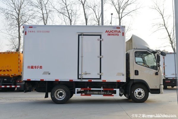 解放 领途 160马力 4X2 4.13米冷藏车，优惠10000