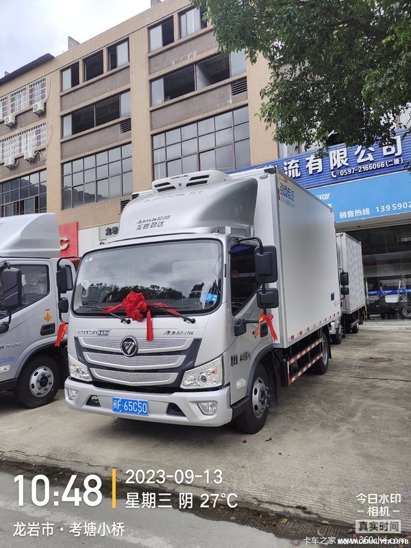 恭喜龙岩睿涵农业发展有限公司 喜提欧马可1系冷藏车
