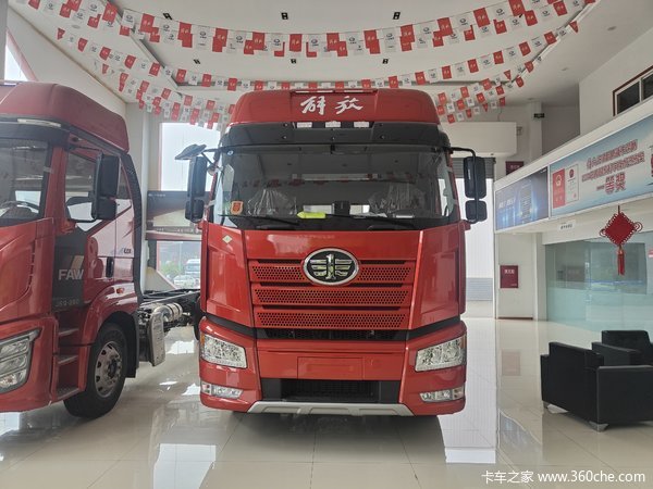 高性价比燃气车来袭 解放J6P 510马力牵引车 钜惠来袭!