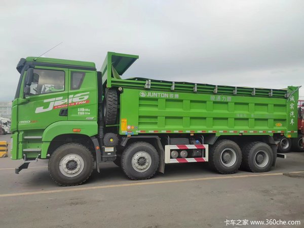 昌吉联强解放JH6 6.5米自卸车国六现车 苹果绿 本月优惠多多