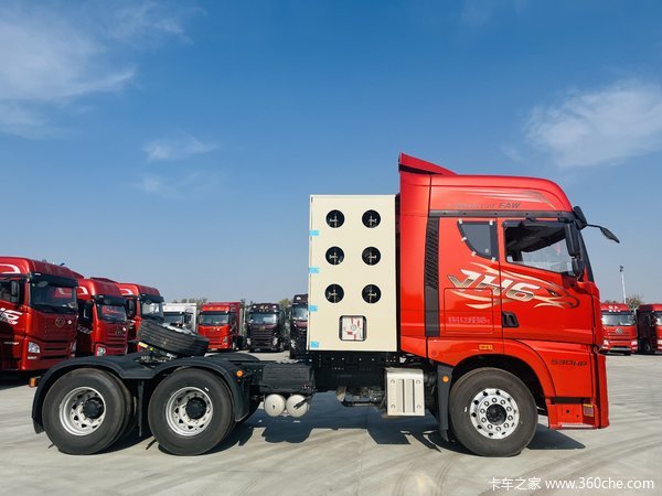 昌吉联强解放JH6 530CNG牵引车 国六现车 本月优惠多多