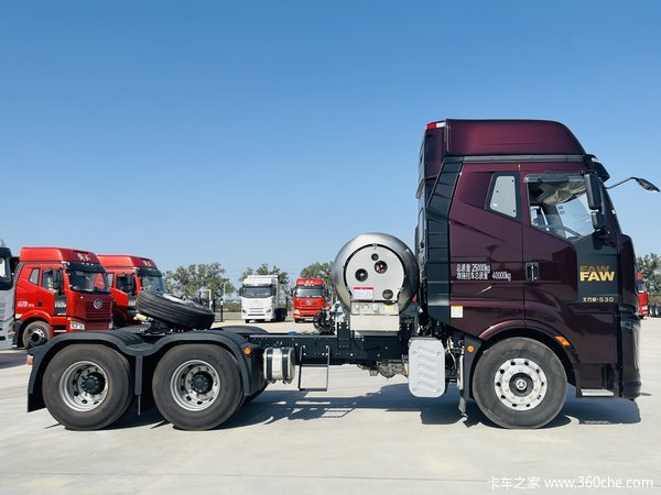 昌吉联强解放J6V530LNG牵引车 国六现车 本月优惠多多