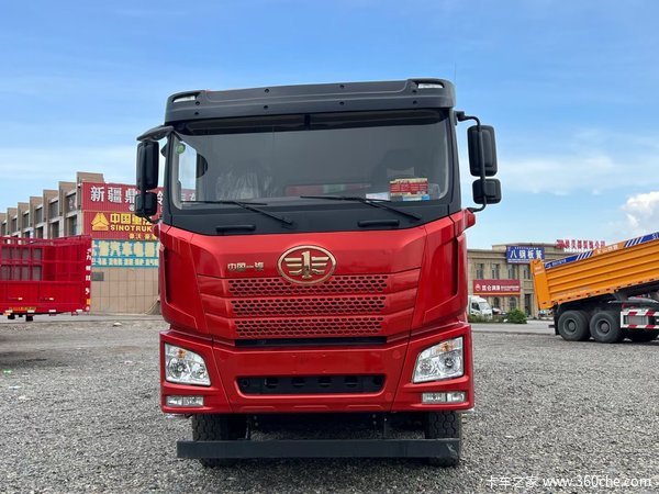 昌吉联强解放JH6 7.6米法规自卸车 国六现车 本月优惠多多