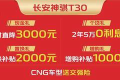 岁末狂欢 神骐T30四重礼让您创业之路更轻松