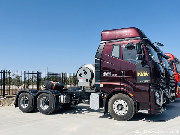 昌吉联强解放J6V 530LNG牵引车 国六现车 本月优惠多多