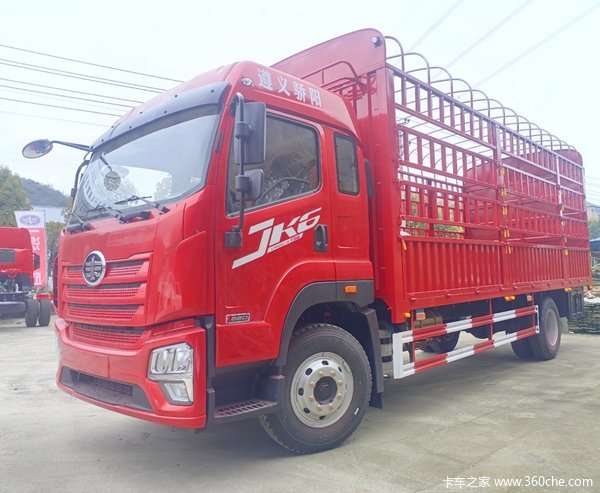 青岛解放 JK6中卡 220马力 4X2 6.8米厢式载货车(CA5180XXYP28K1L4E5)