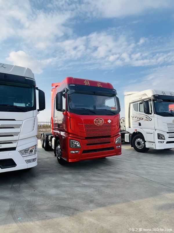 昌吉联强解放JH6560LNG牵引车 国六现车 本月优惠促销
