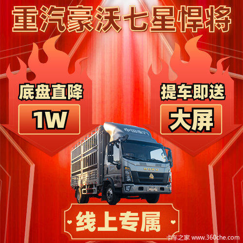 重汽豪沃各类车型新春开门红,一口价直减万元起,数量有限,等您来提