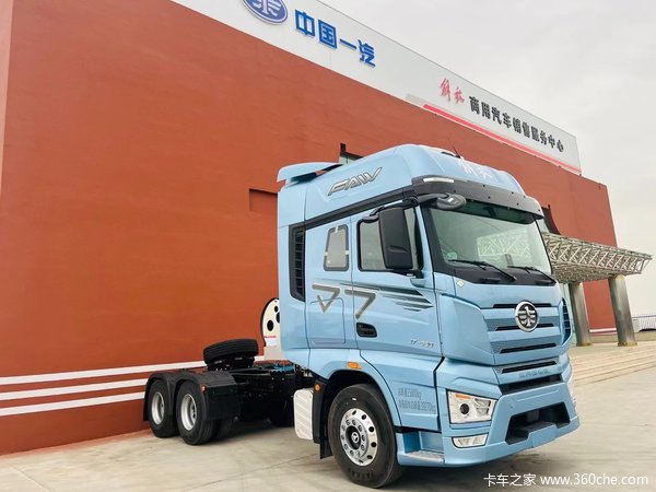 昌吉联强解放J7530LNG牵引车 国六现车 本月优惠促销