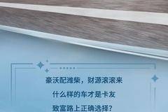 豪沃配潍柴，财源滚滚来丨豪沃TH7燃气车实力领跑创富路！