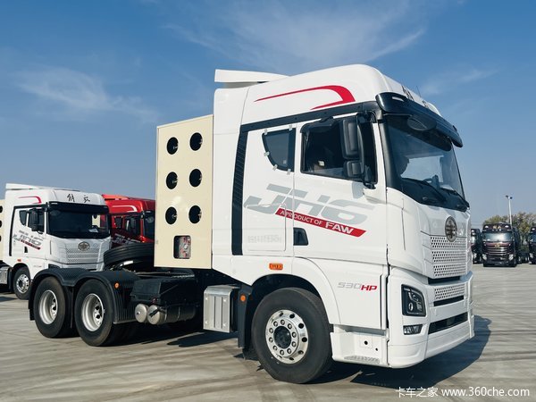 昌吉联强解放JH6530CNG牵引车 国六现车 本月优惠促销