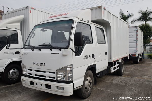 大价光临,钜惠全城,庆铃五十铃100P长双厢车69.9抵扣1000