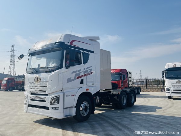 昌吉联强解放JH6530CNG牵引车 国六现车 本月优惠促销