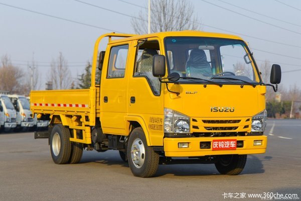 特价购车限时惠给你，庆铃五十铃100P长双整车享69.9抵1000元