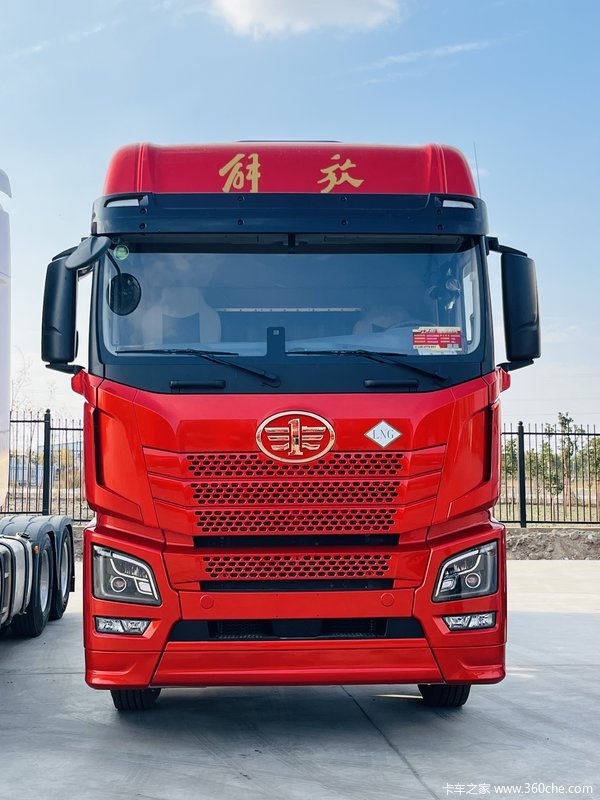 昌吉联强解放JH6560LNG牵引车 国六新车 优惠促销