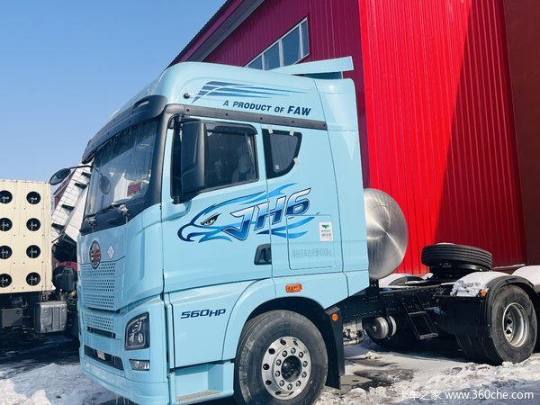 昌吉联强解放JH6560LNG牵引车 国六新车 优惠促销