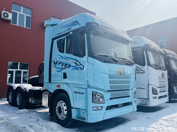 昌吉联强解放JH6560LNG牵引车 国六新车 优惠促销