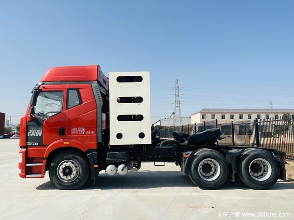 昌吉联强j解放J6P470CNG牵引车 国六新车 本月优惠促销