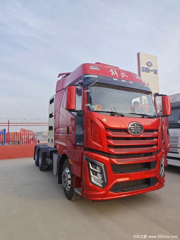 昌吉联强解放J6V双燃料牵引车 国六新车 优惠促销