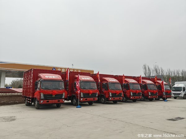 恭喜盛泰物流 喜提悍将厢式运输车6台