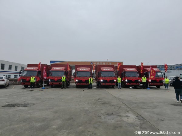 恭喜盛泰物流 喜提悍将厢式运输车6台