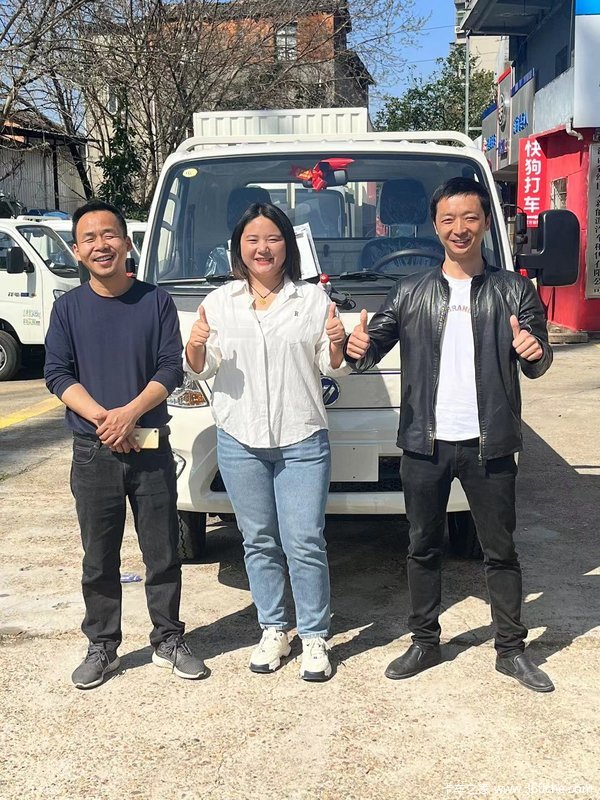 恭喜朱老板 喜提福田祥菱M2电动载货车