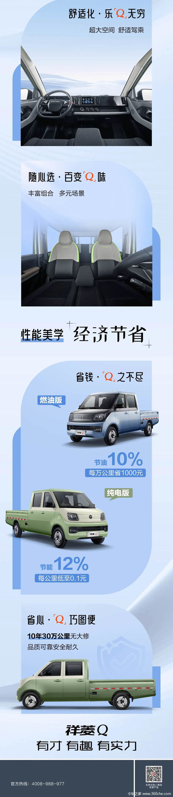 抢购在行动！宿迁市祥菱Q1一体式载货车降价大放送，立降0.1万
