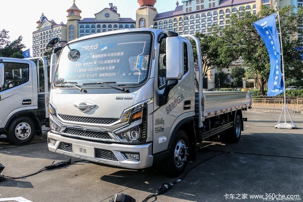 福田 时代领航大G 163马力 4.17米单排栏板轻卡(万里扬8