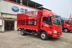  解放 J6F 160马力 4.16米单排仓栅式轻卡