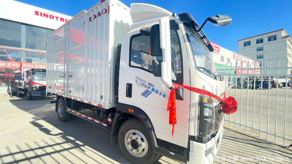 中国重汽HOWO轻卡170马力重载版厢式运输车