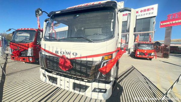 中国重汽HOWO轻卡170马力重载版厢式运输车