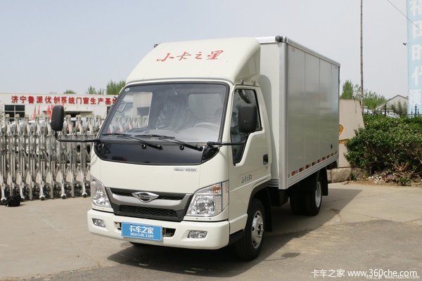 福田时代 小卡之星2 95马力 3.3米排半厢式微卡(BJ504