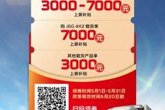 解放豪补重磅钜惠：给载货上装，解放“券”力支持！