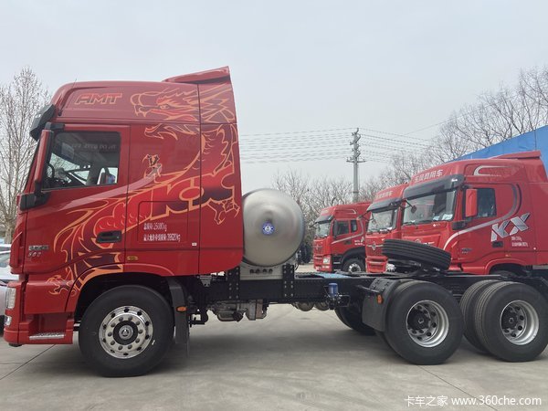 天龙旗舰KX 580马力牵引车运城市火热促销中 让利高达2万