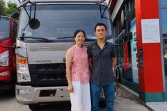 恭喜罗老板喜提新车！豪沃追梦潍柴发动机140马力仓栅运输车一台